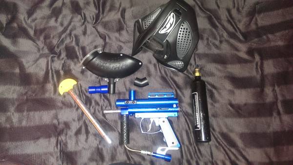 Kingman Spyder Sport Blue Paintball Marker