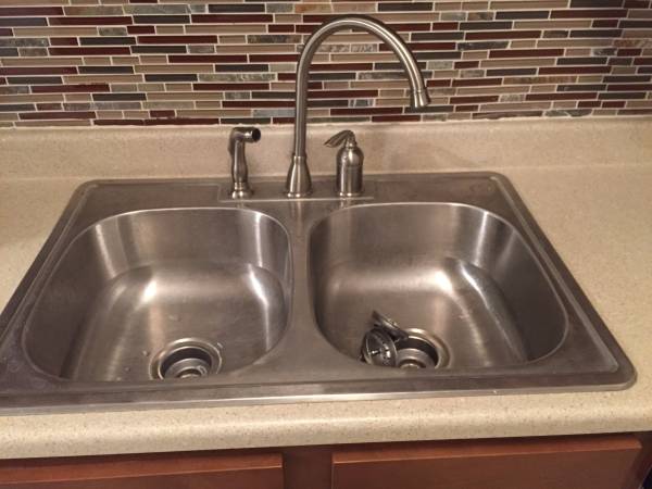 Kitchen Sink and Faucet Combo