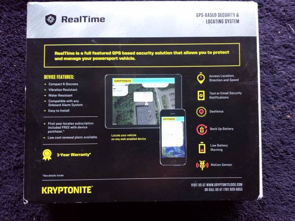 Kryptonite Real Time GPS Tracking Device