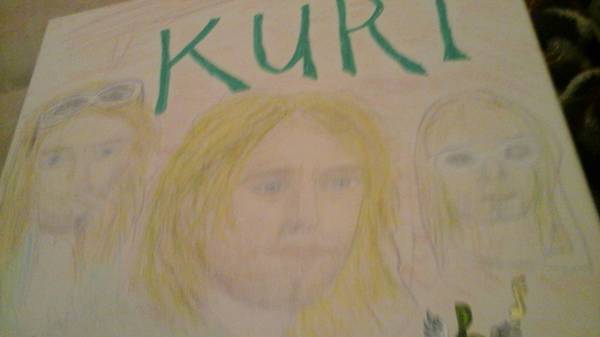 Kurt Cobain original drawing