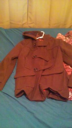 ladies coat large from target brown very nice