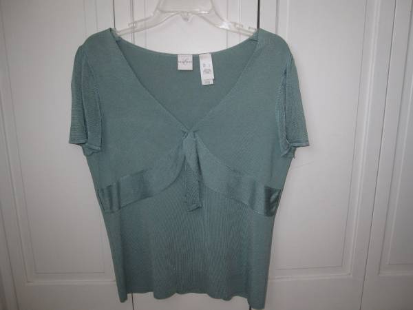 Ladies Emma James Beautiful Aqua SZ LG Top