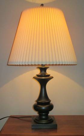 LAMP amp SHADE  28 TALL