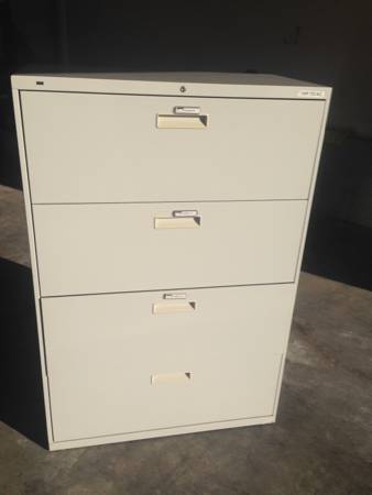 Large 4 Drawer File Cabinet