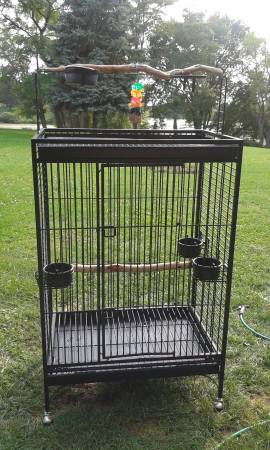 Large CAL Parrot Cage sale or trade for smaller