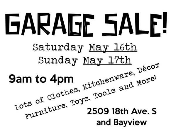 Large Garage Sale on Beacon Hill 516 amp 517 (Beacon Hill)