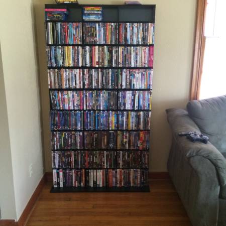 Large Media Tower for DVDs, Blu