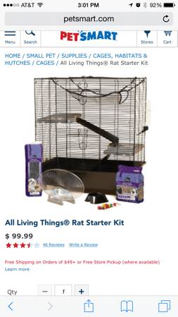 Large rat cage (South Everett)