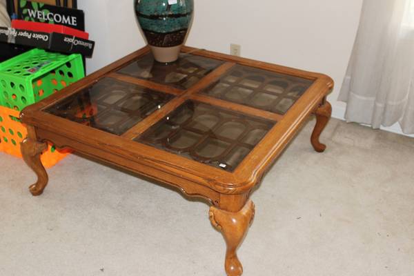 Large Square Attractive Coffee Table