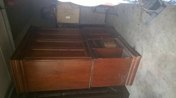 large wooden cabinet