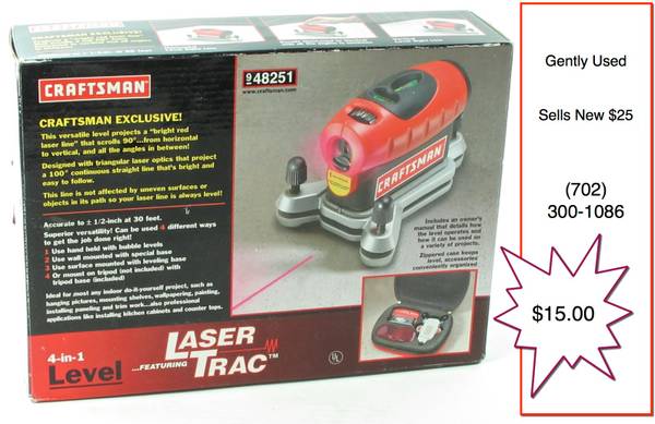 LASER TRAC by CRAFTSMAN with CASE
