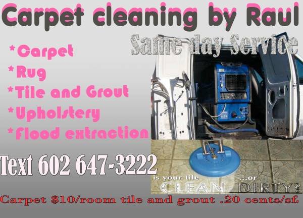 Last Minute Carpet Cleaning Opportunity (carpet cleaning service)