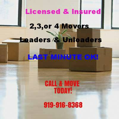 Last Minute Movers  Truck Ready To Move You Now ltlt (Openings Now Call For Free Quote)