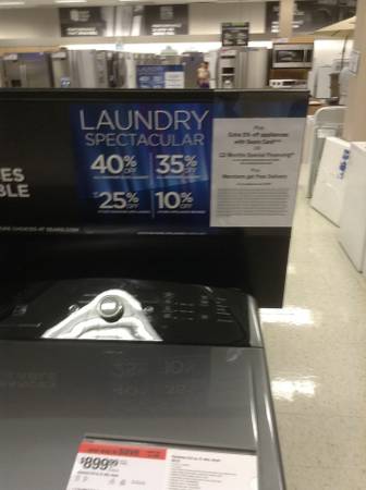 Laundry Spectacular Event (Sears)