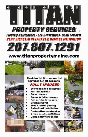 Lawn Care amp Landscaping TITAN Property Services (Limington, Limerick, Standish, Gorham, Hollis)