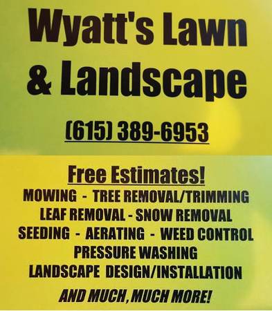 Lawn Care  Landscaping  Tree Trimming  Pressure Washing (Robertson County, TN)