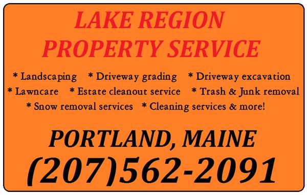LAWN MOWING SEASONAL CONTRACT RATES START  25.00 (Greater Portland amp Lakes Region)