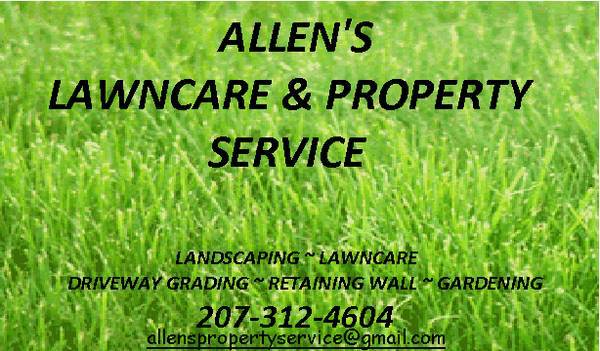 lawncare, rototilling, spring cleanup (S, Maine)