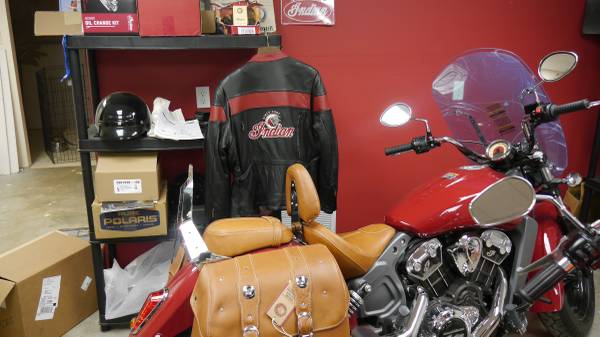Leather Jacket Indian Motorcycle brand new (Bold Springs