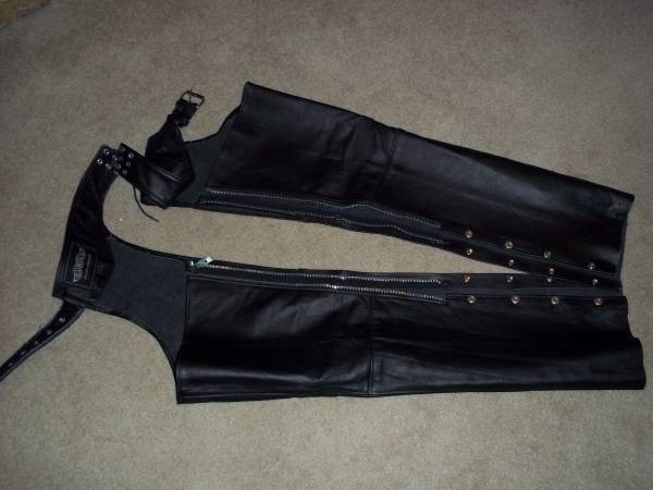 Leather Ladies Chaps M or Size 10