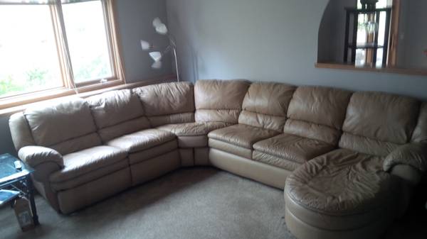 Leather Sectional Couch