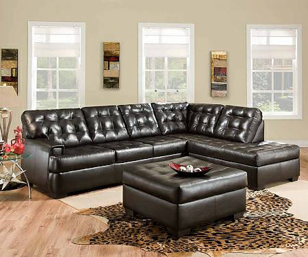 Leather Sectional for JUST 899