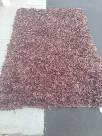 Leather Shag Rug