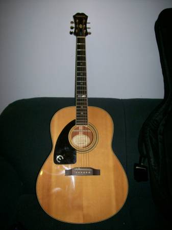 left handed gibson epiphone acoustic guitar