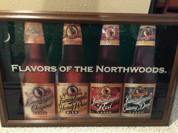 Leinenkugels Framed Picture Flavors of the Northwoods