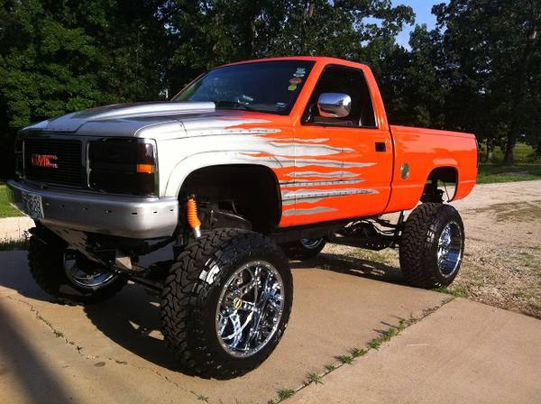 lifted 93 gmc