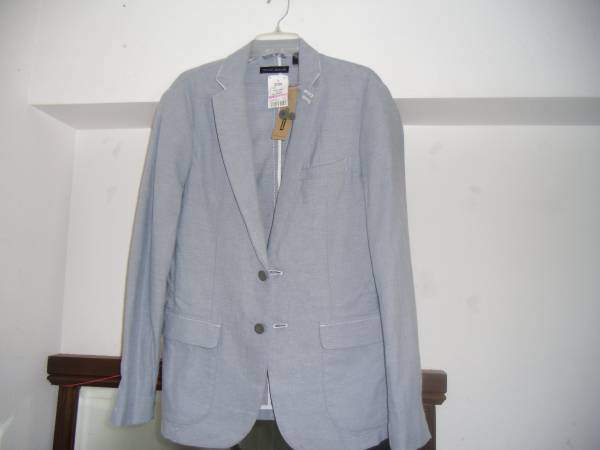 Light blueGrey Blazer Jacket DKNY