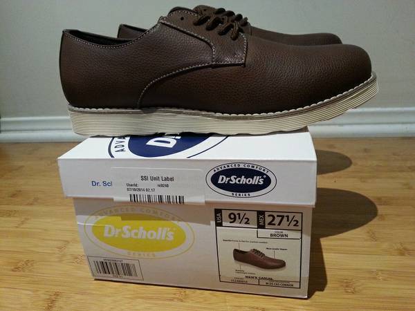 Lightweight casual dress shoes Dr Scholls Brown 9.5