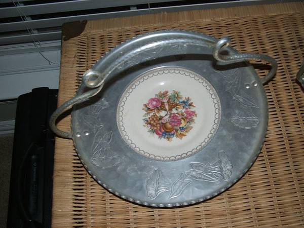 Limoge plate with Farberware Handle