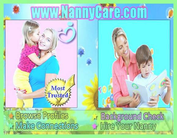 Local nanny My Home or Yours (Loving nanny)