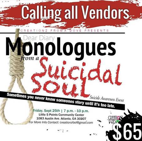 Looking for Vendors for Awareness Event