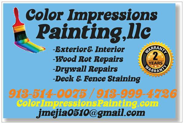 Looking to hire NOW a painters helper (Kansas city ks)