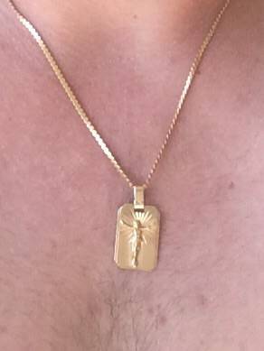 Lost gold pendant necklace (Zorinsky)