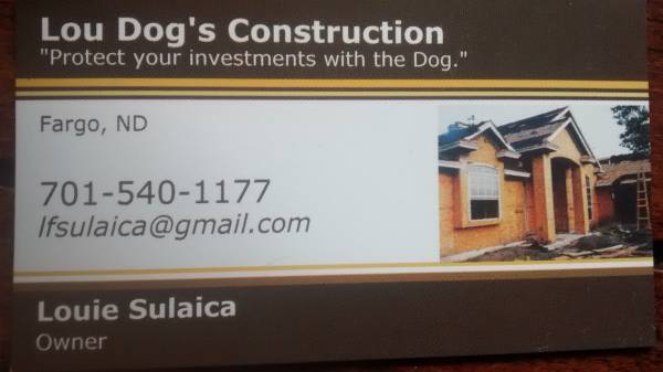 LOU DOGS CONSTRUCTIONREMODELING