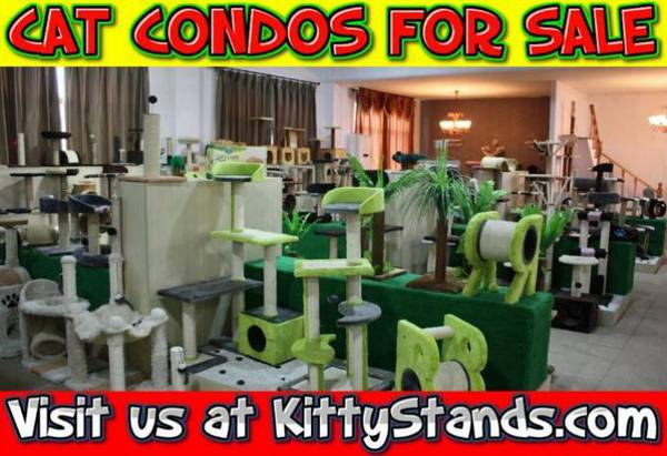 Lovely New Cat Condos and Towers for Cats (Oklahoma City)