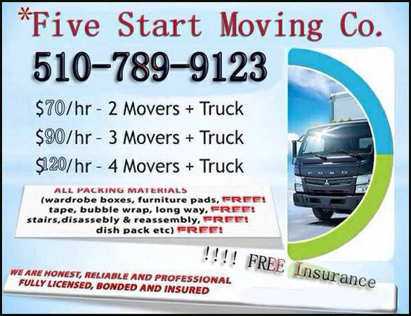 Low and FlatRate Moving (san jose north)