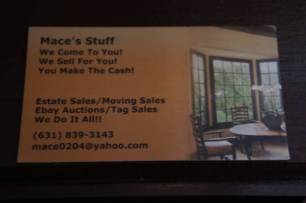 Maces Stuff Estate Sales, Moving Sales, Clean Outs