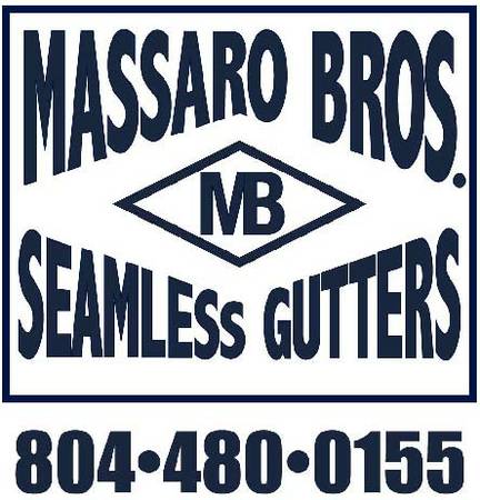 MASSARO BROS. SEAMLESS GUTTERS (Gloucester, Williamsburg, West Point, Middle Peninsula, York)