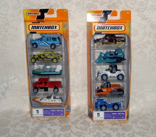 Matchbox Construction and Ocean Research Vehicles