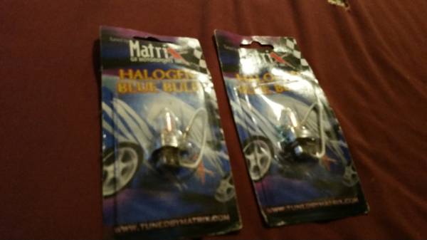 matrix h3 halogen blue bulbs