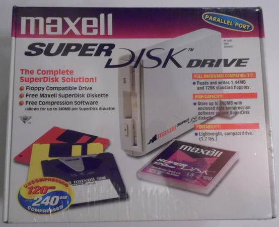 MAXELL SUPER DISK DRIVE LS120