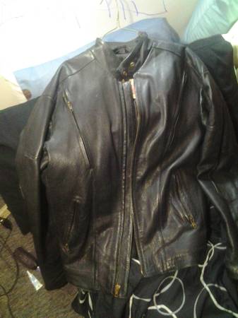 Mens Black Leather Coat