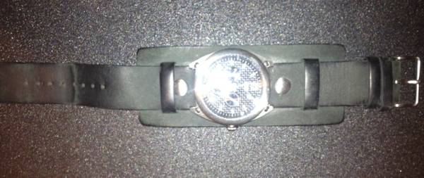 Mens Guess Leather Watch