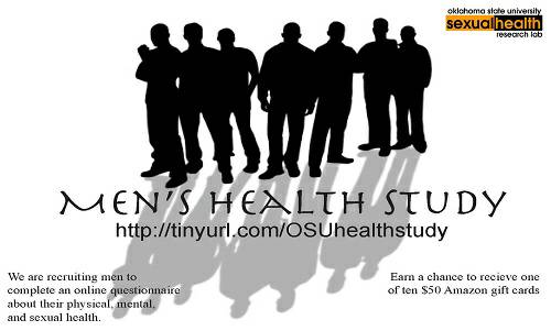 Mens Health Study Drawing for 50 gift cards