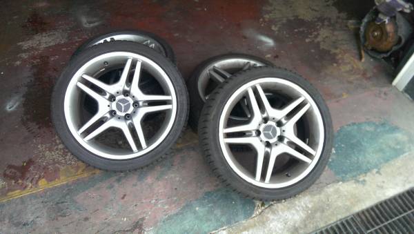 MERCEDES E C CLK SLK SL CLASS WHEELS RIMS TIRES