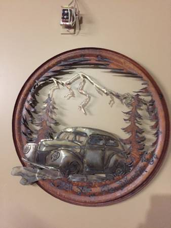 Metal car art